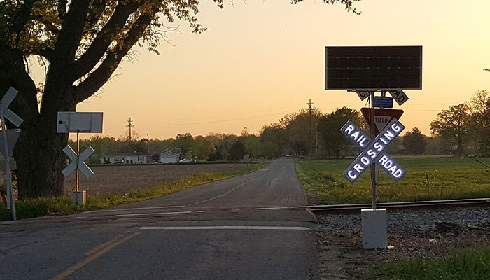 Railroad Crossing LED Alert Signs