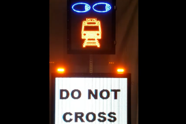 Railroad Pedestrian Warning System